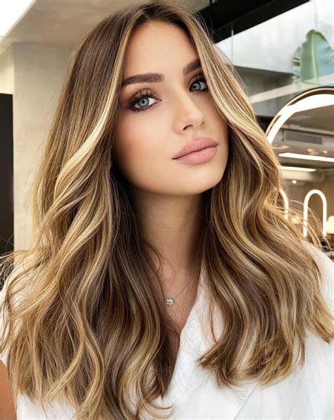 brown hair with blonde highlights